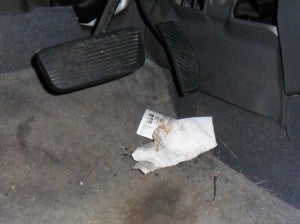 dirty carpeting
