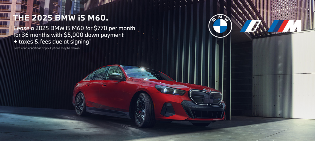 2025 BMW i5 M60 lease special
