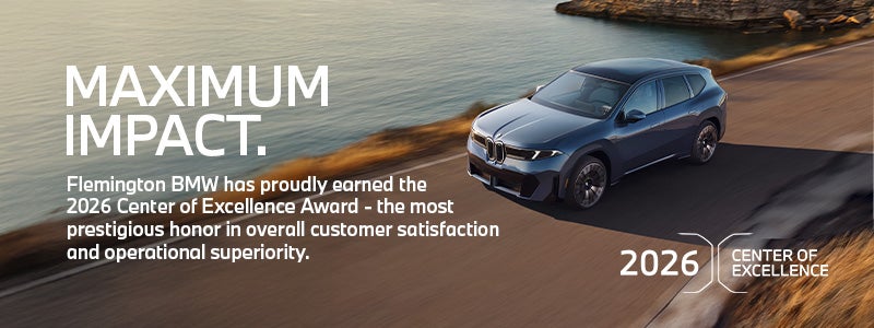 Flemington BMW proudly earns the 2026 BMW Center of Excellence Award