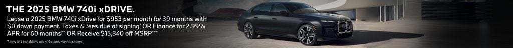 2025 BMW 740i xDrive