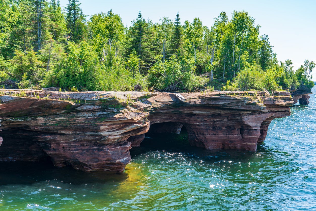 Devil Island Sea Caves