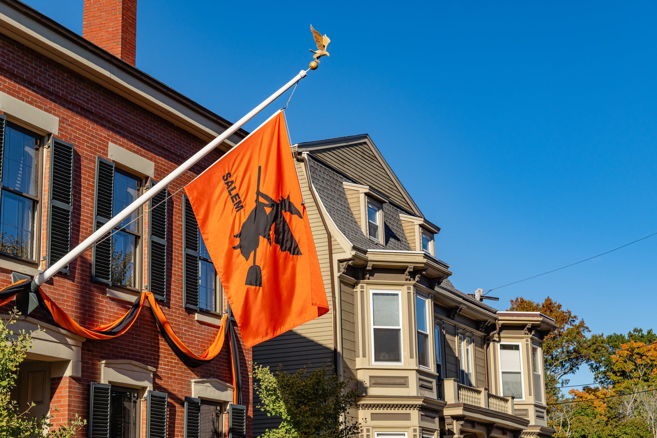 Salem Mass during Halloween