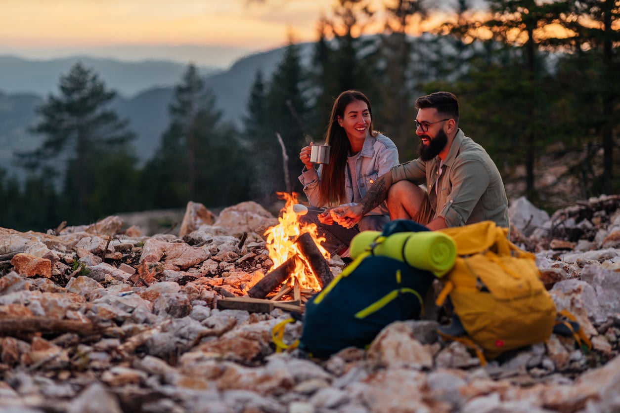 Coffee time at camp
