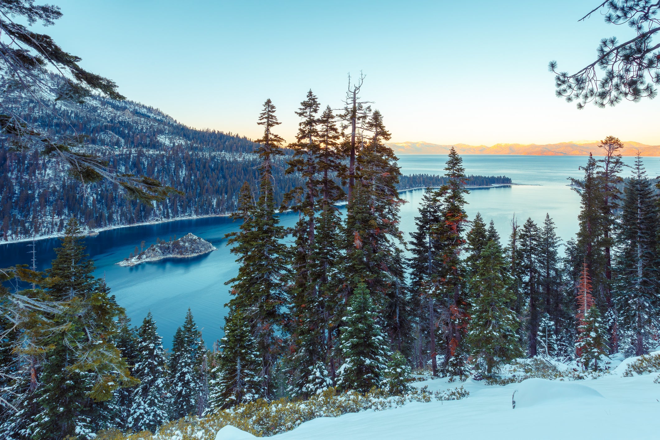 Emerald Bay in Winter
