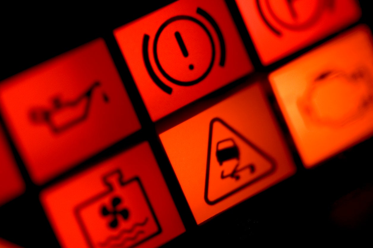 Car warning lights