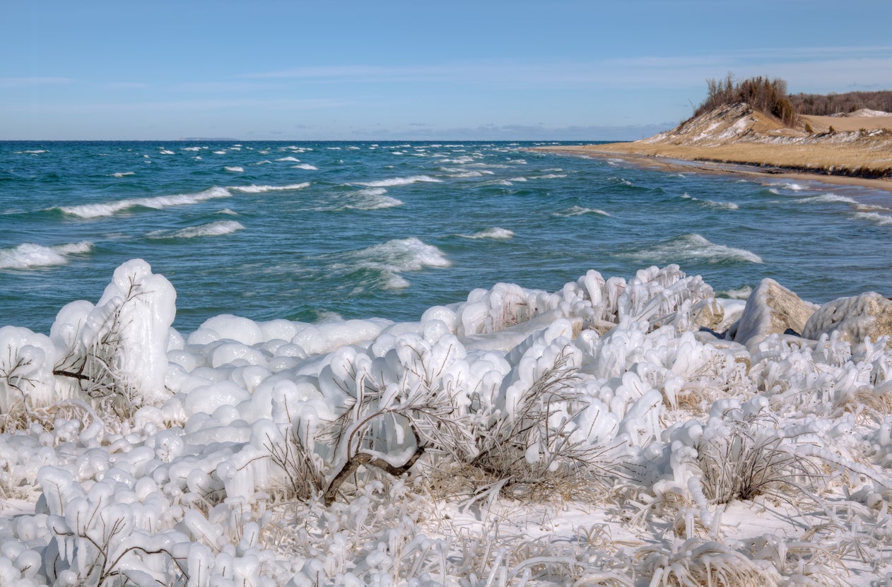 Winter, Sleeping Bear Dunes
