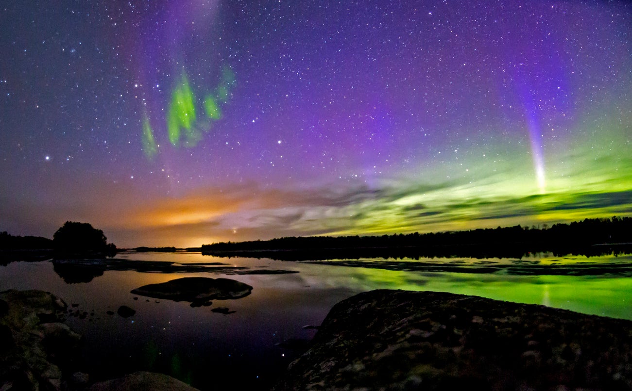 Northern Lights in Voyageurs National Park