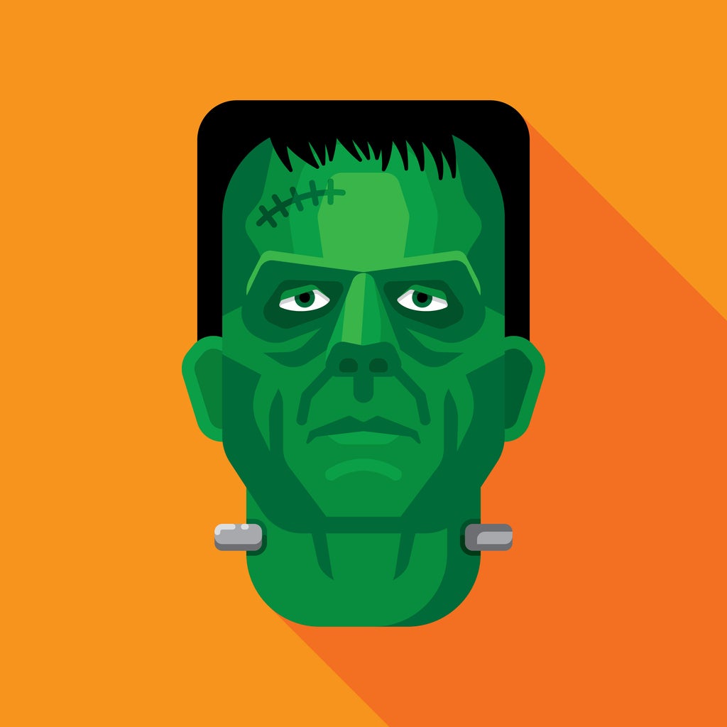 Frankenstein Face Flat 1