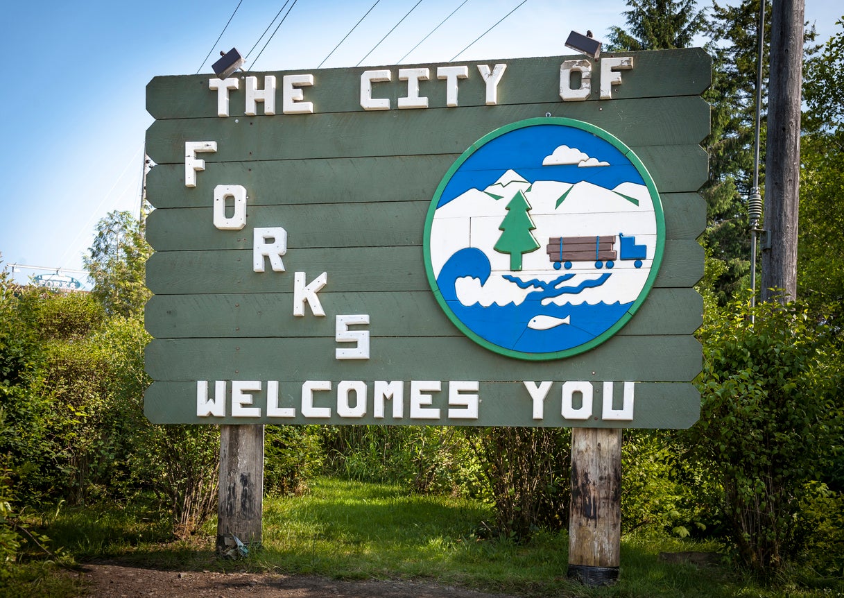 Forks, Washington Sign