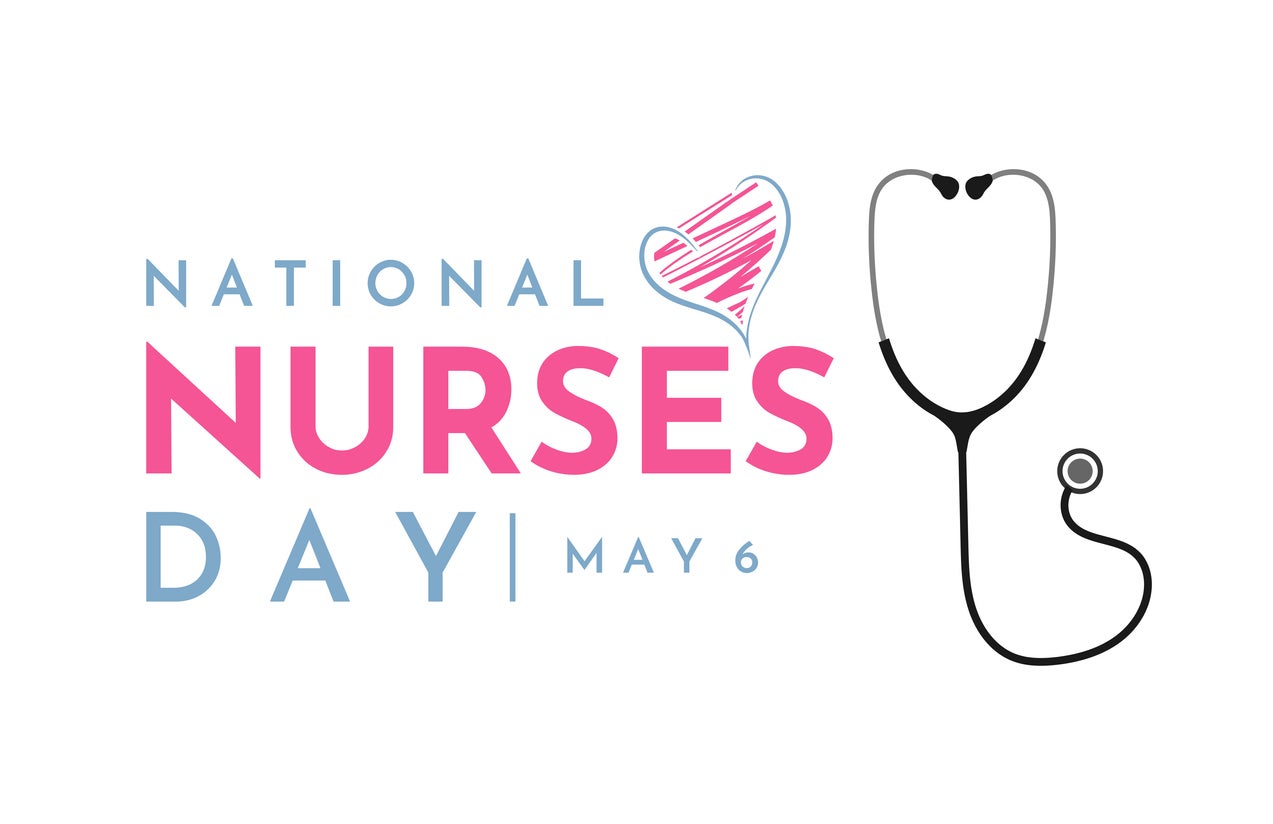 National Nurses Day card. Vector