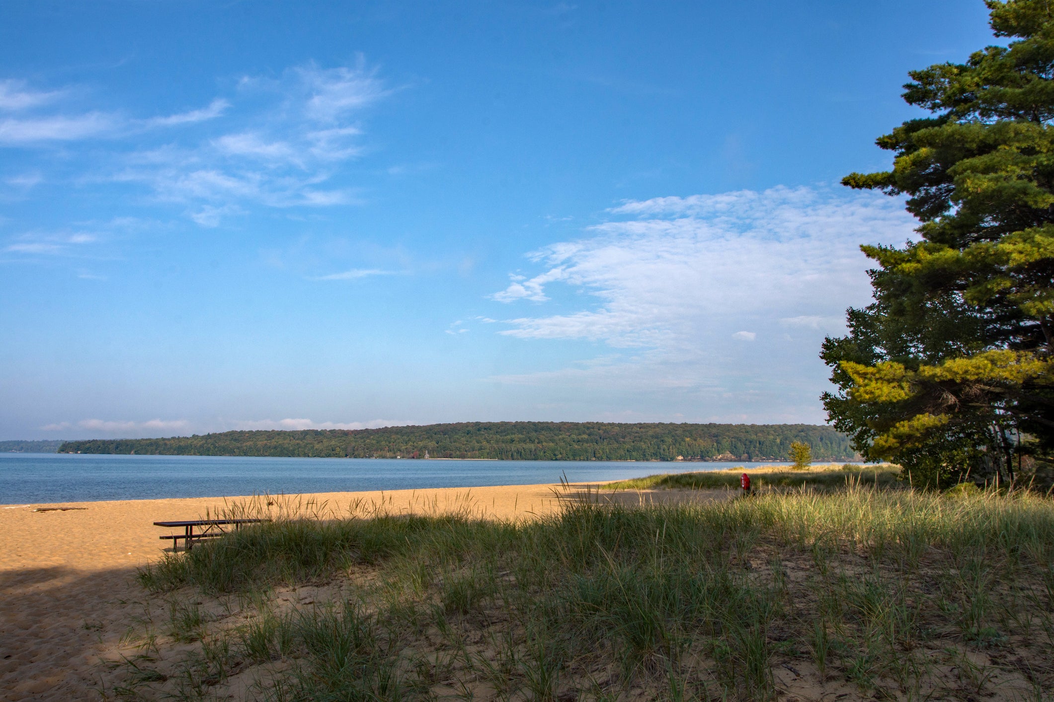 Pictured Rocks NL - Lake Superior Beach &amp; Clearing Sky