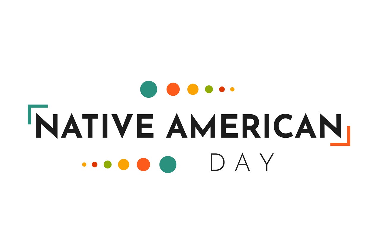 Native American Day background. Vector