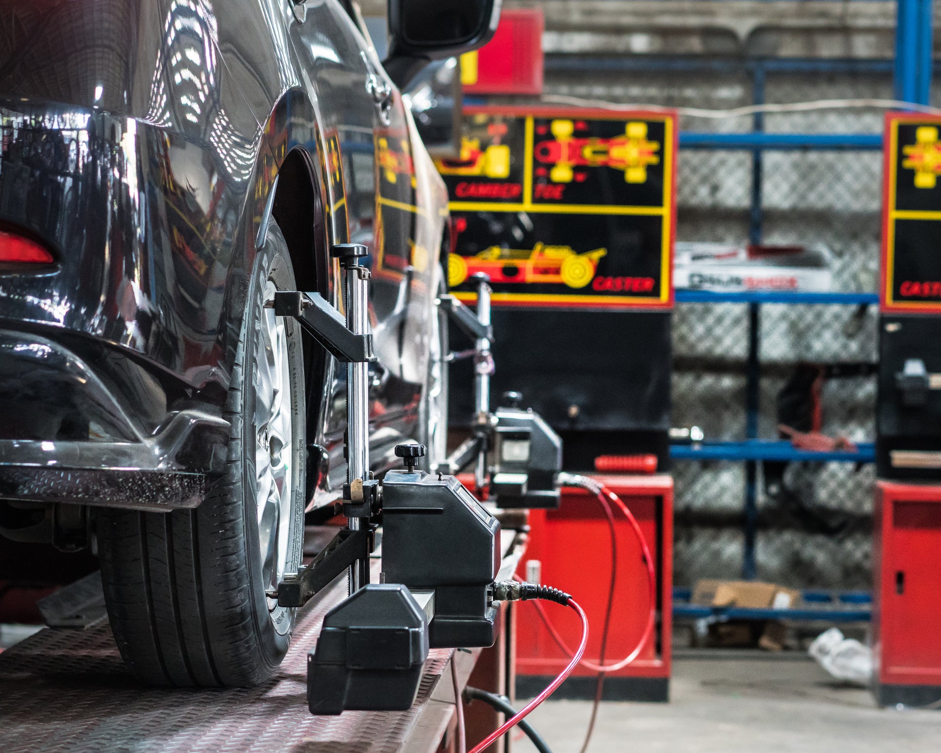 Car Steering Wheel Balancer Calibration
