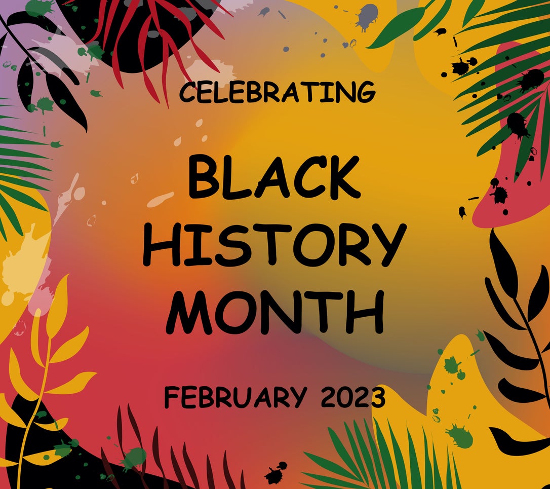 Celebrating Black History Month 2023 .Celebrated annually in February in the USA and Canada. Cover, banner, signboard, design concept, social media post, template.