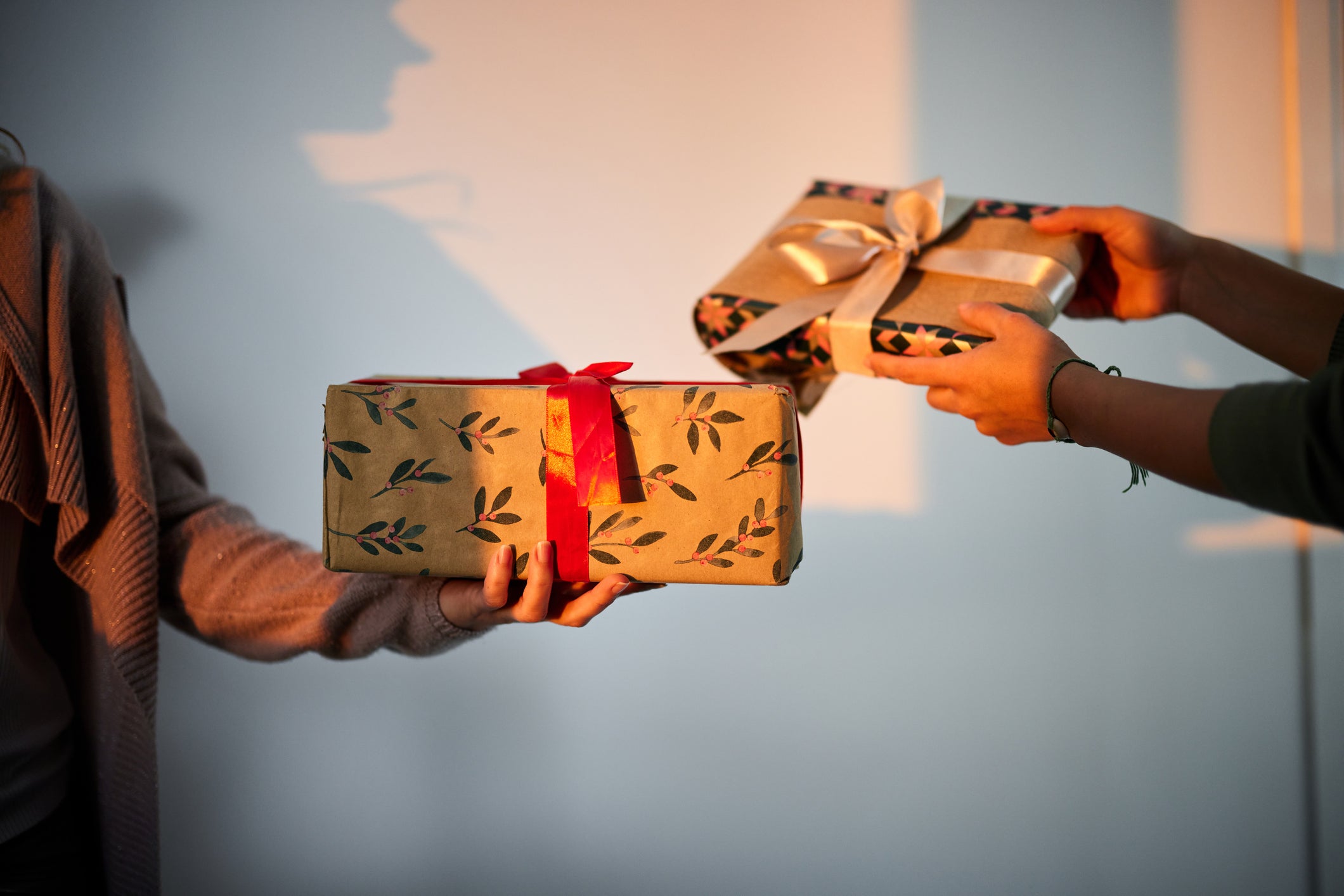 Exchanging gifts!