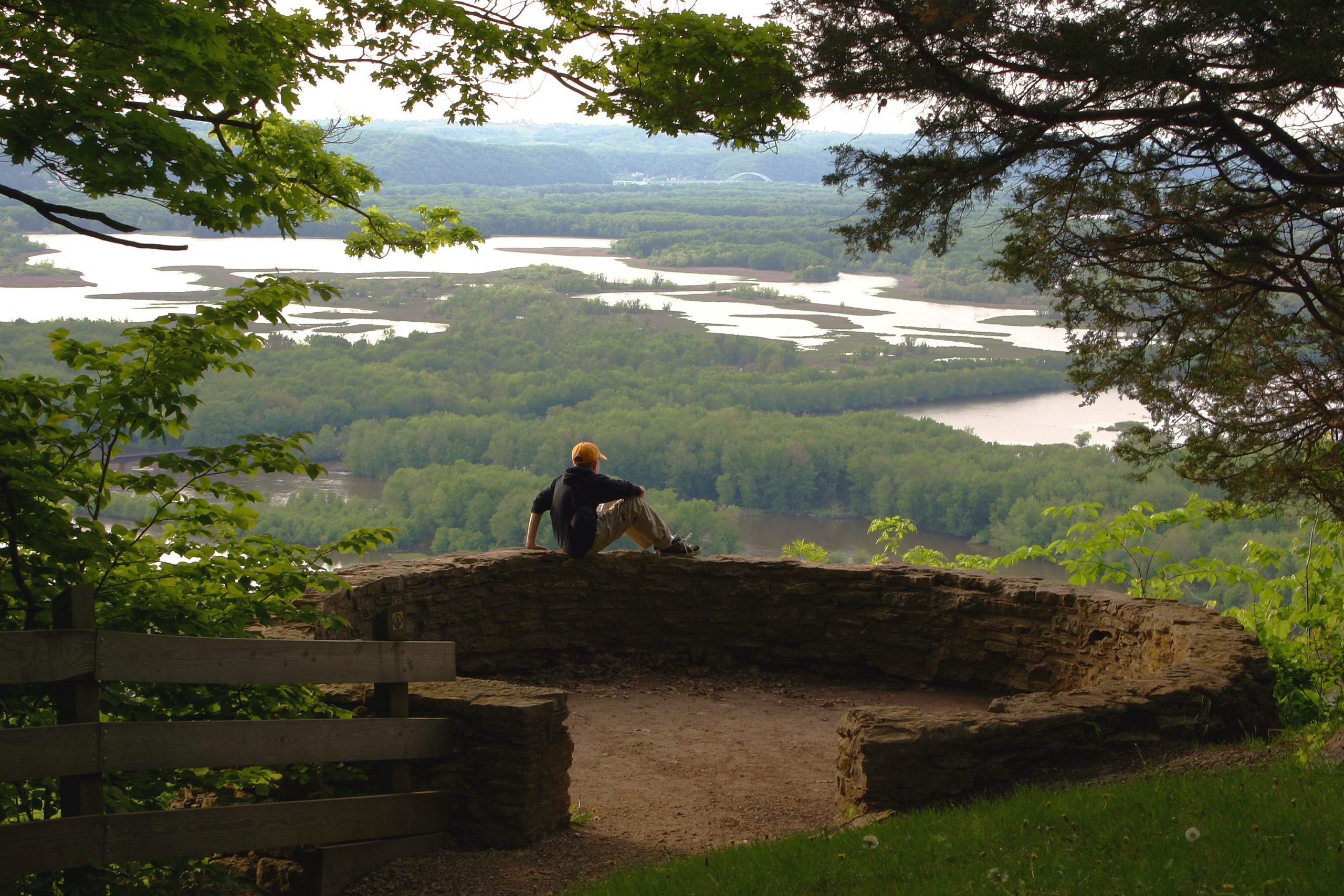 Contemplating the View (boy sitting in center)
