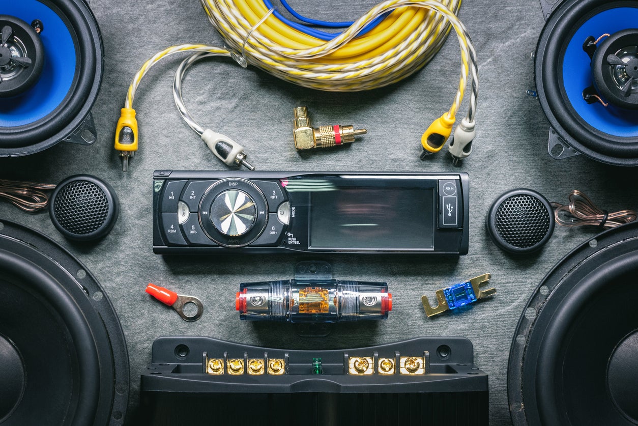 Car audio equipment.