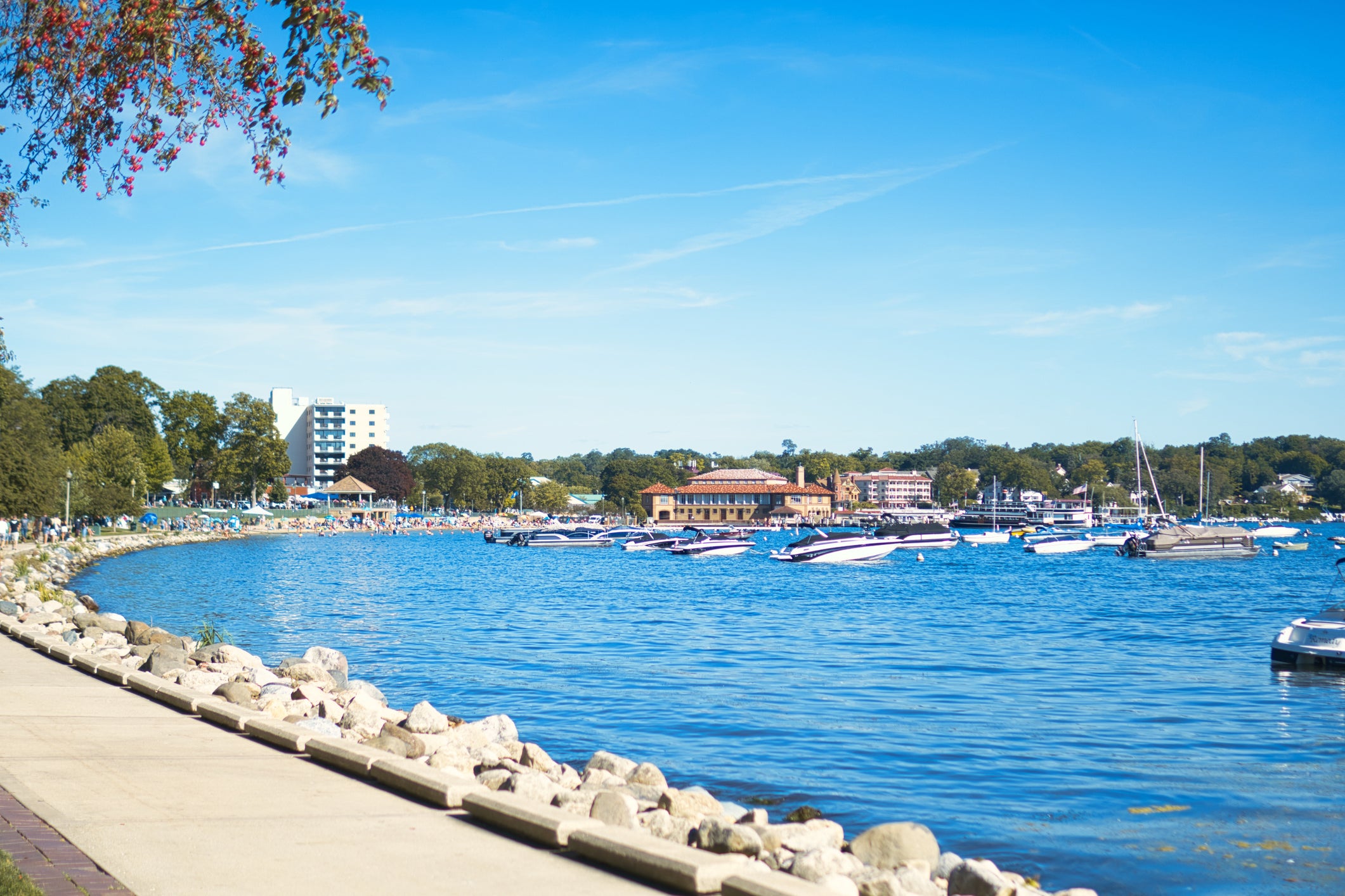 By Lake Geneva in Wisconsin