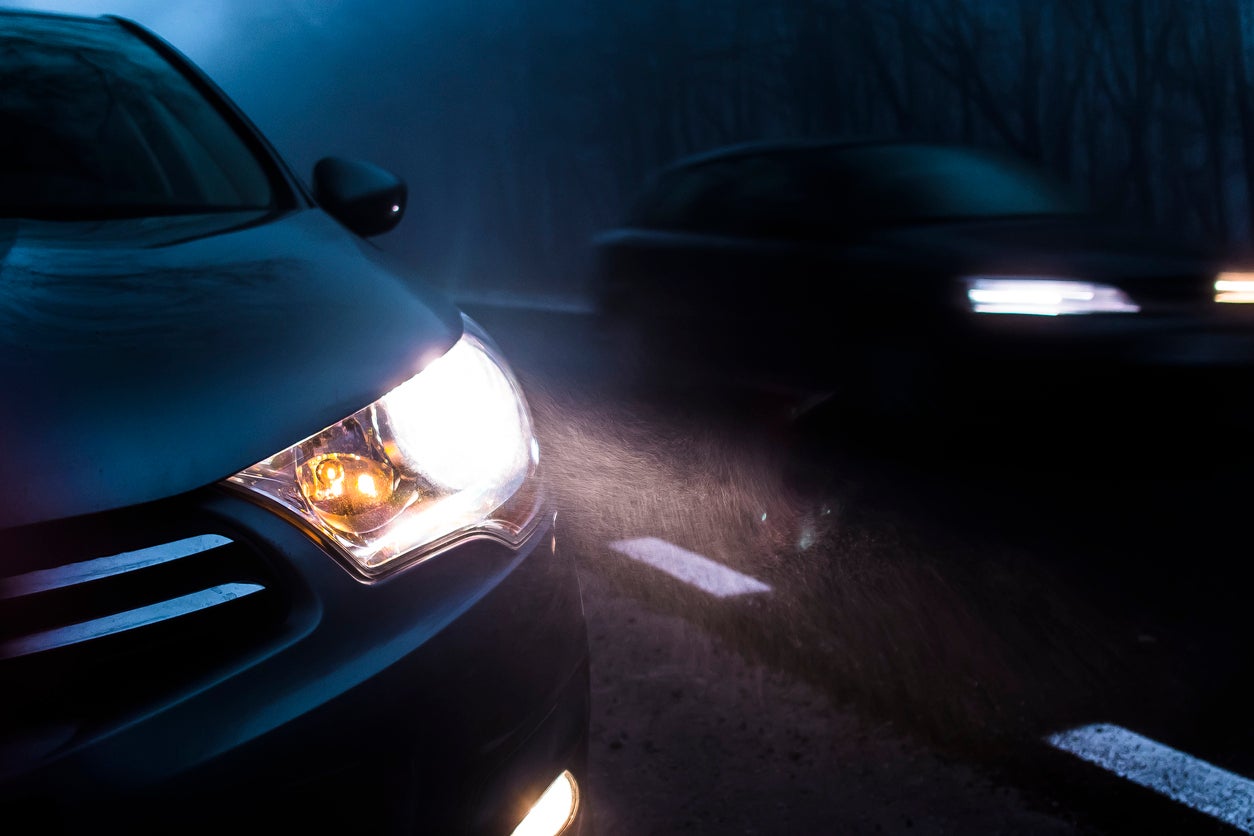 Car Traffic At Night