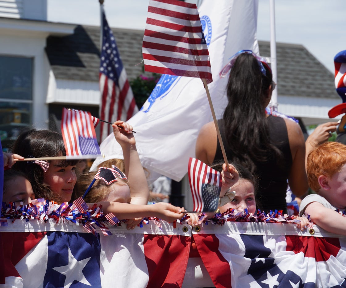 American flags