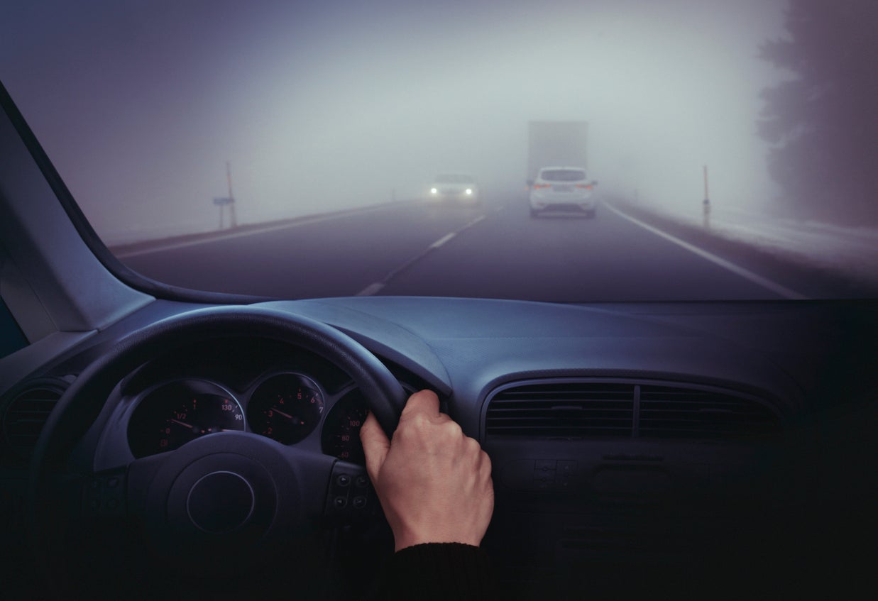 Driving in the fog