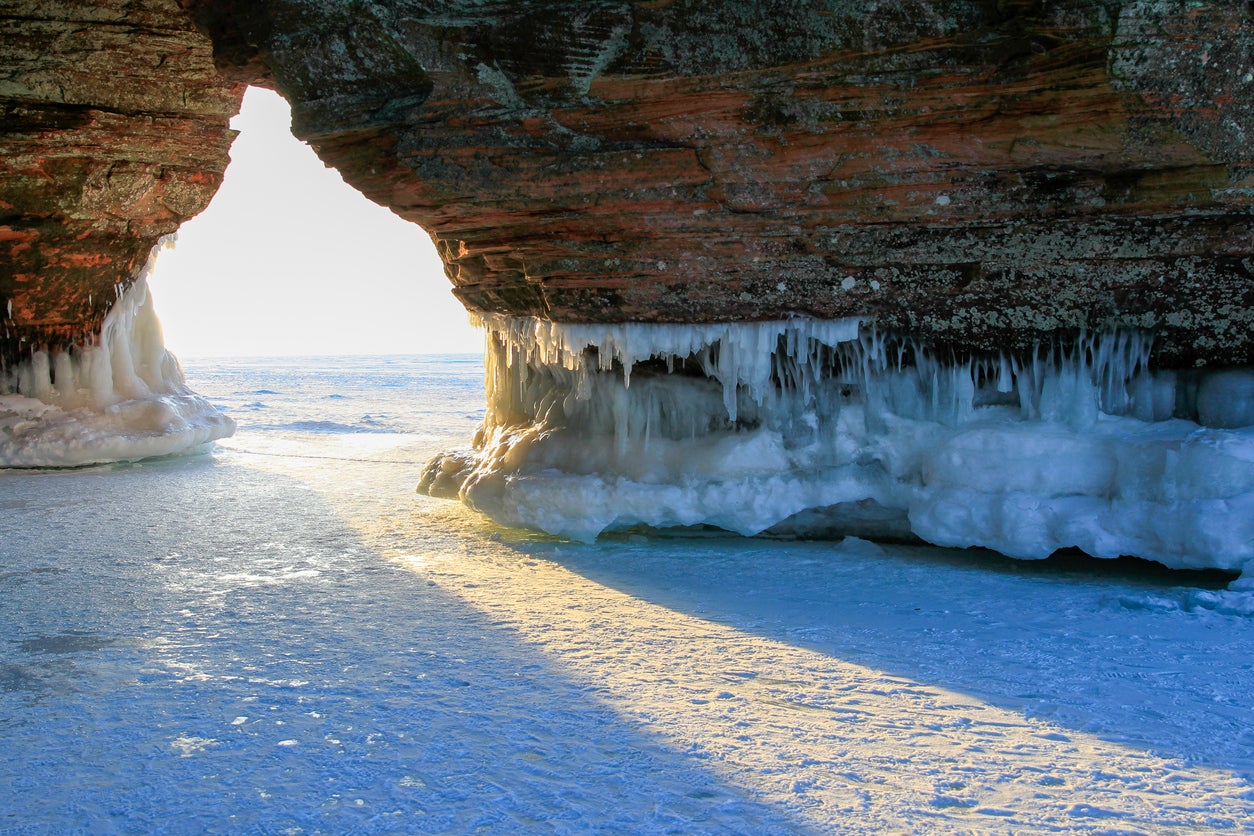 Entrance to ice cave