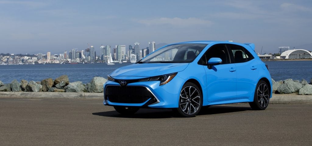 Interior 2019 Toyota Corolla Hatchback Pueblo