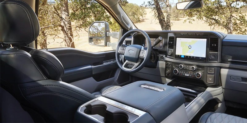 Interior of 2025 Ford F-250 SuperDuty in Pataskala, OH