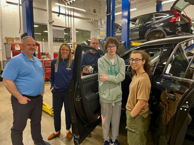Vehicle delivery at Irwin Toyota