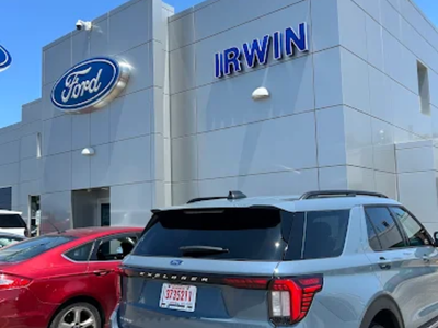 Ford vehicles on the Irwin lot