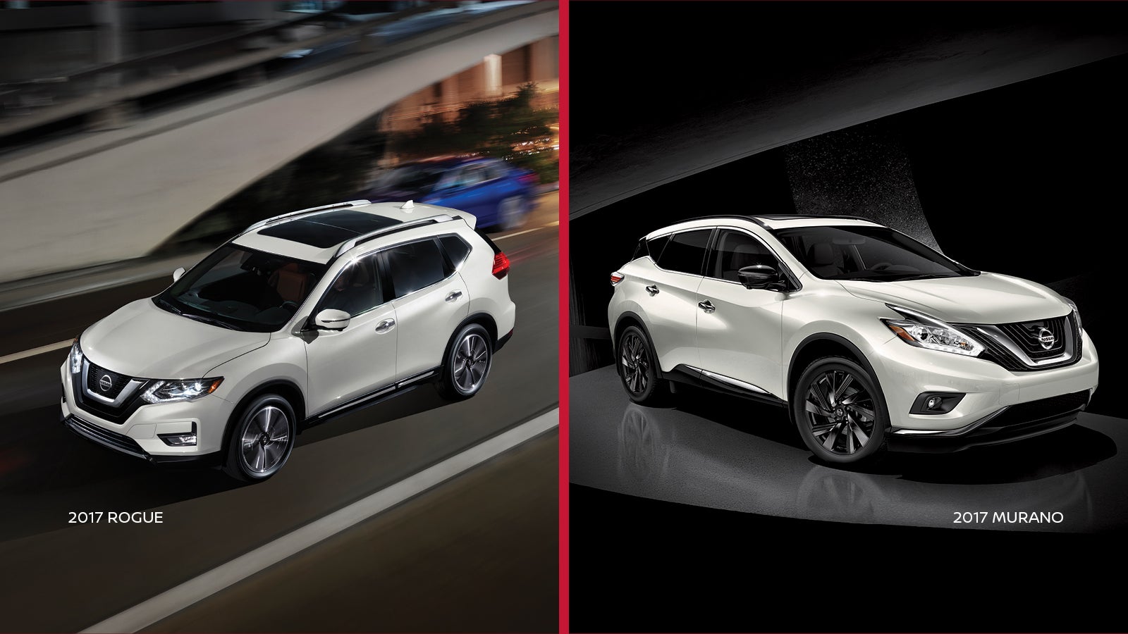 2017 Nissan Murano vs 2017 Nissan Rogue