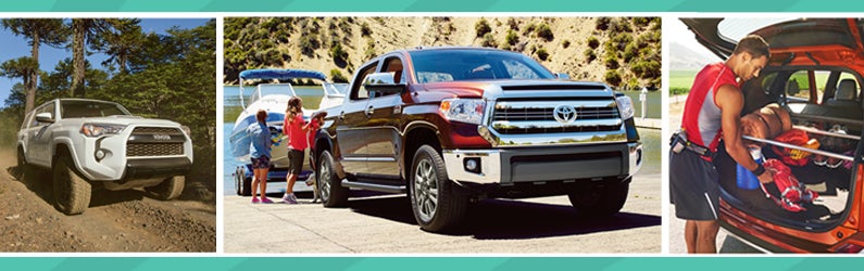 image of toyota vehicles towing