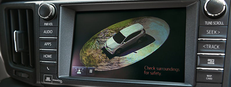 photo of RAV4 birds eye view