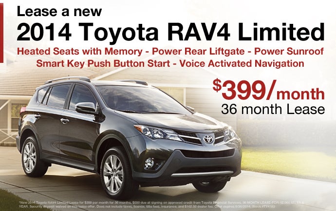 2014 RAV4 Ltd. Lease