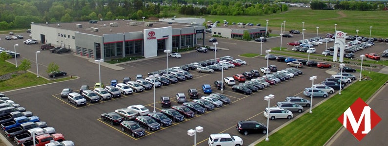 Aerial view image of Markquart Toyota near Eau Claire