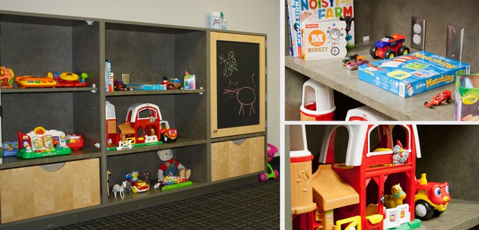 kids friendly waiting room
