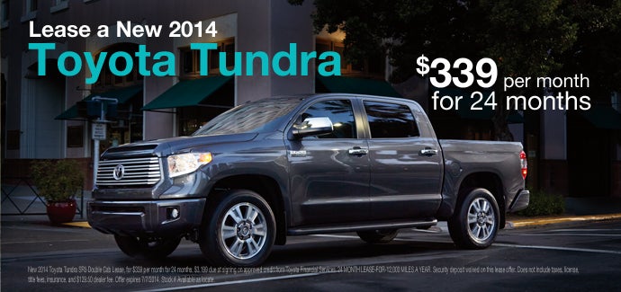 2014 Tundra Lease