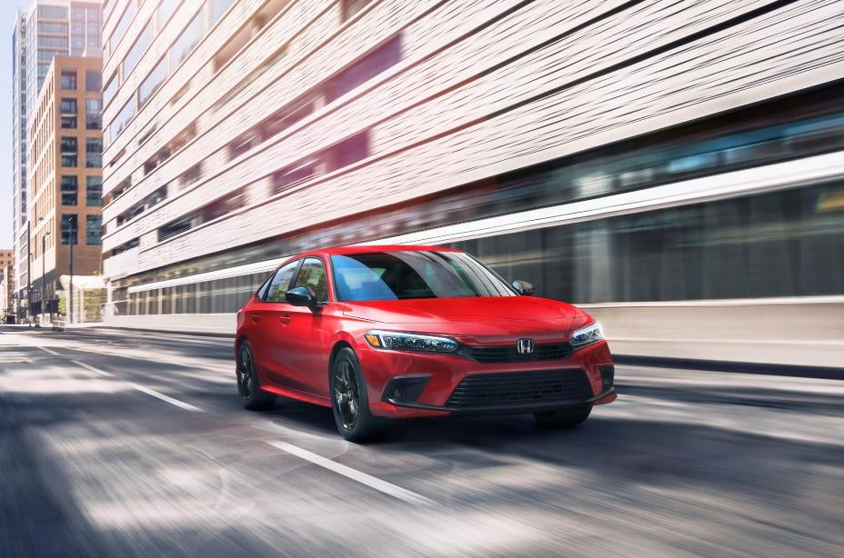 New 2022 Honda Civic in Red