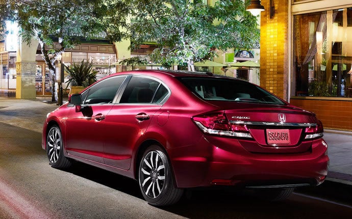 red honda civic