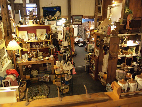 Inside a Thrift Shop that has a lot of merchandise