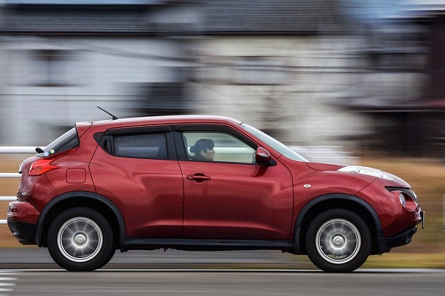 Red SUV