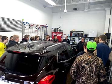 2017 Rydell Career Forum learning about paintless dent repair PDR