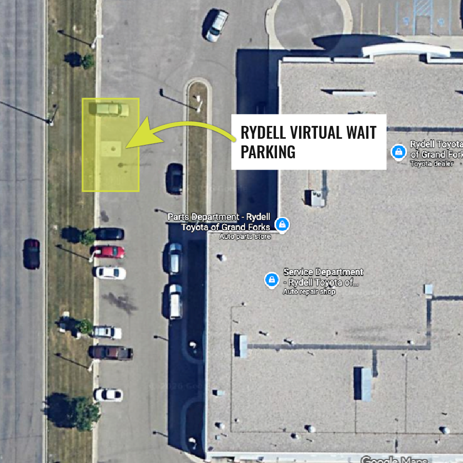 Toyota Rydell Virtual Wait Map 