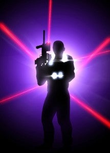 Laser tag background