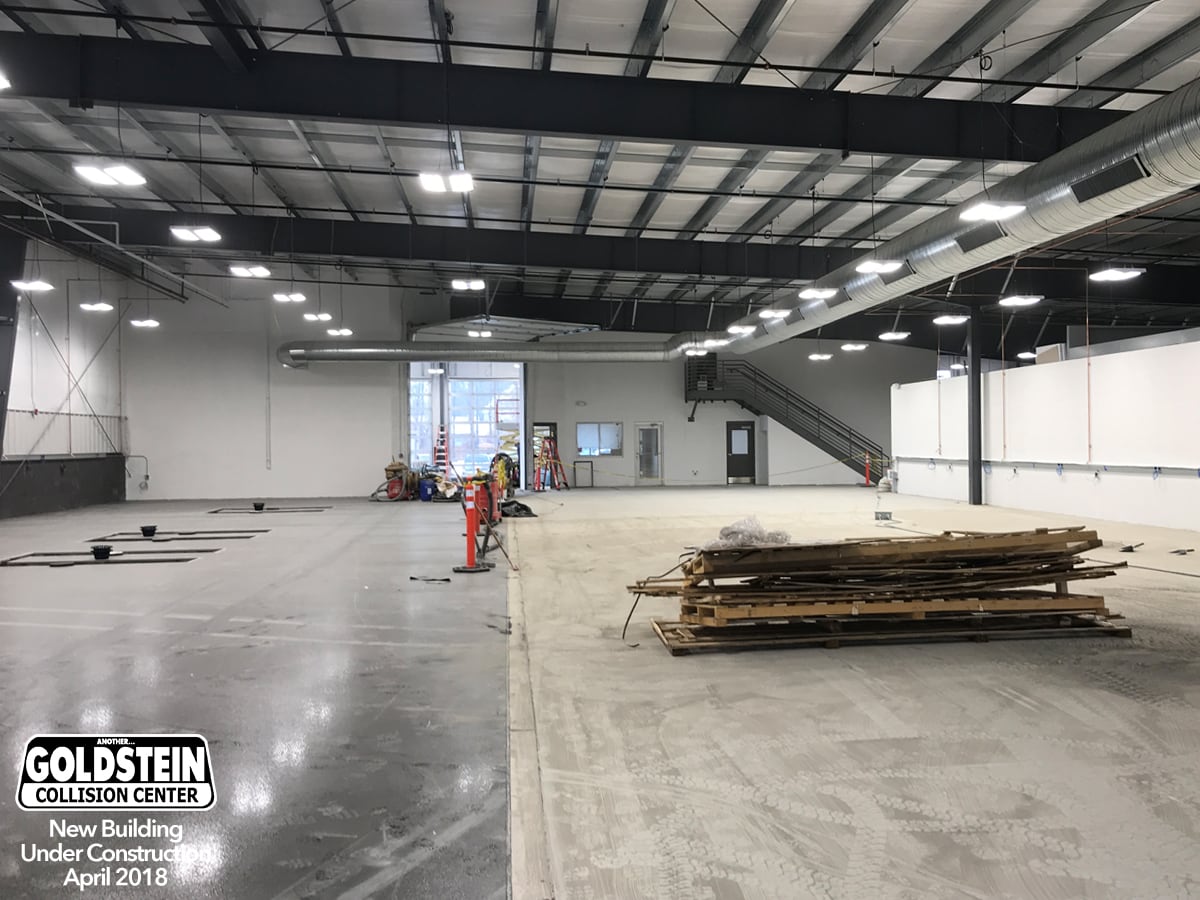 Large room in Goldstein Collision Center