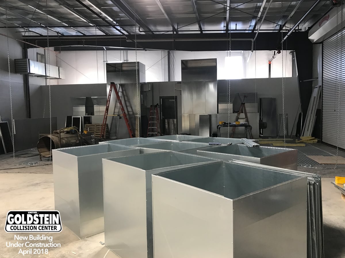 Duct work for the collision center