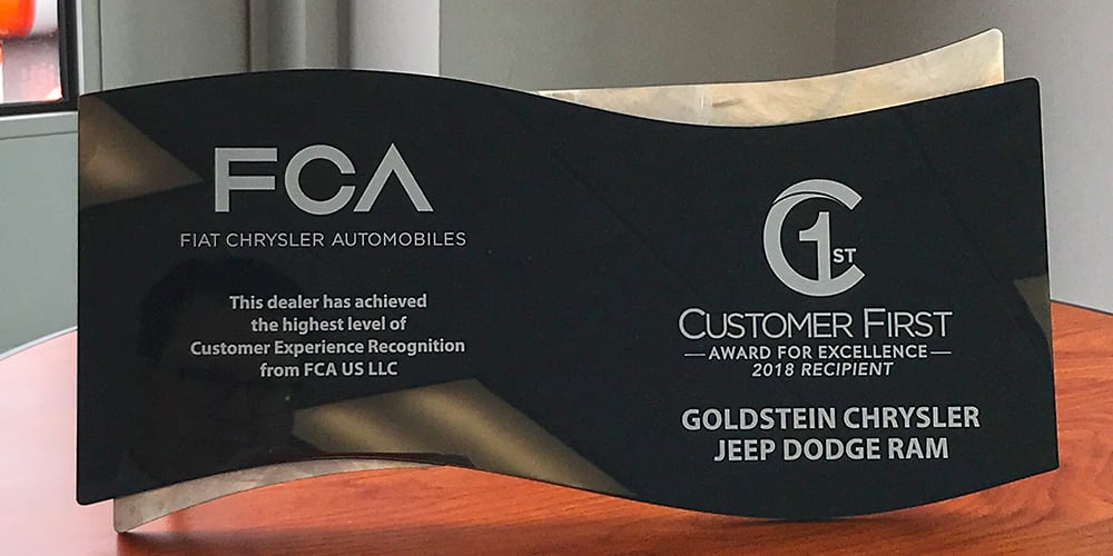 2018 Customer First Award