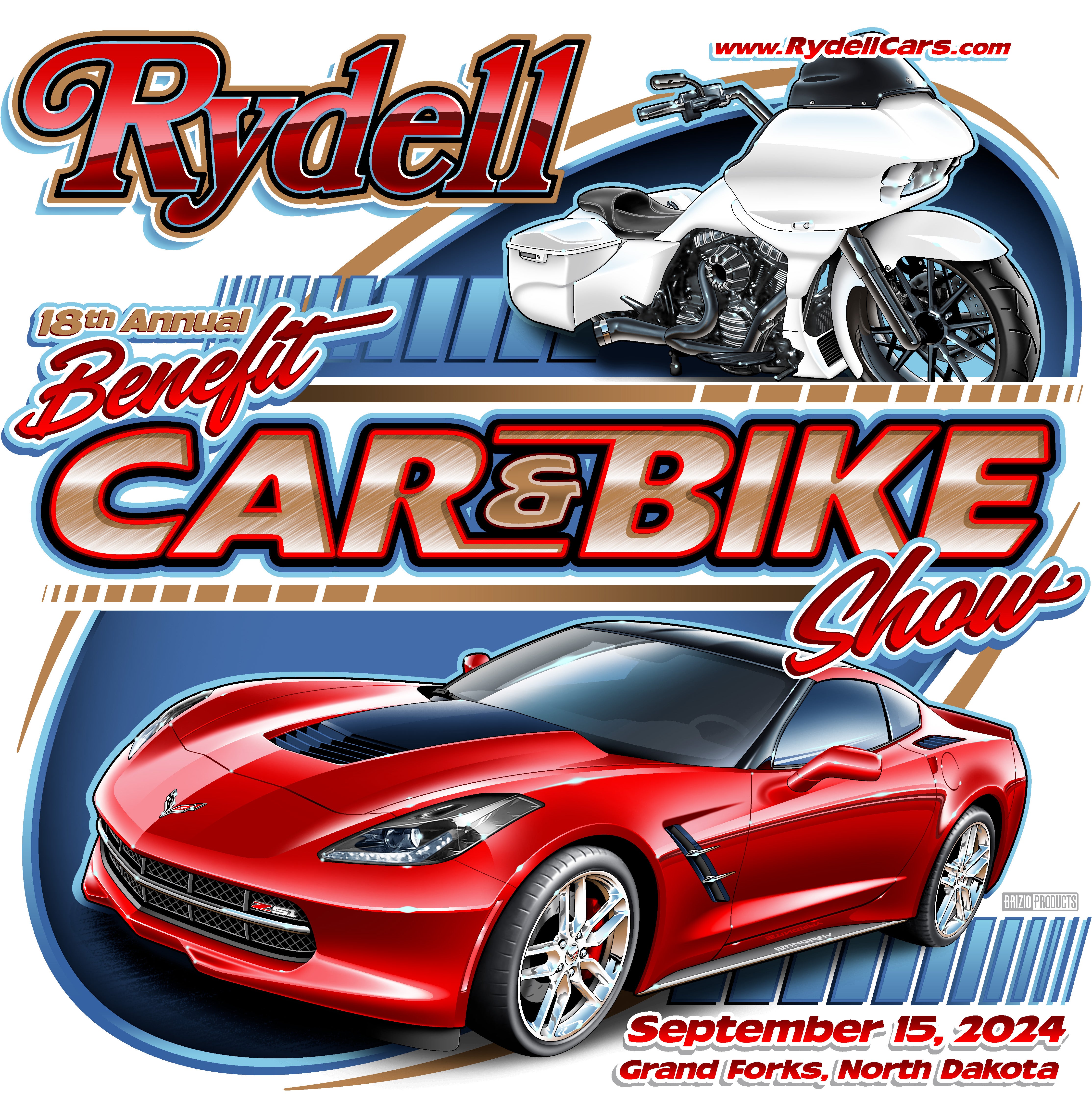 18th Car Show Logo