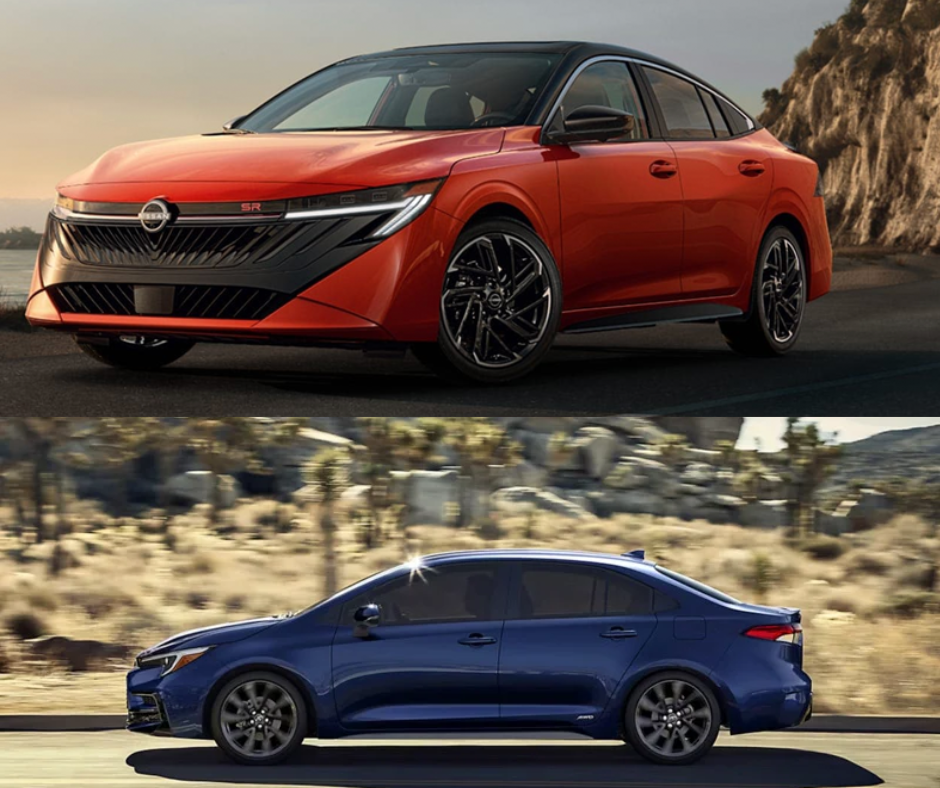 2026 nissan sentra vs 2026 toyota corolla