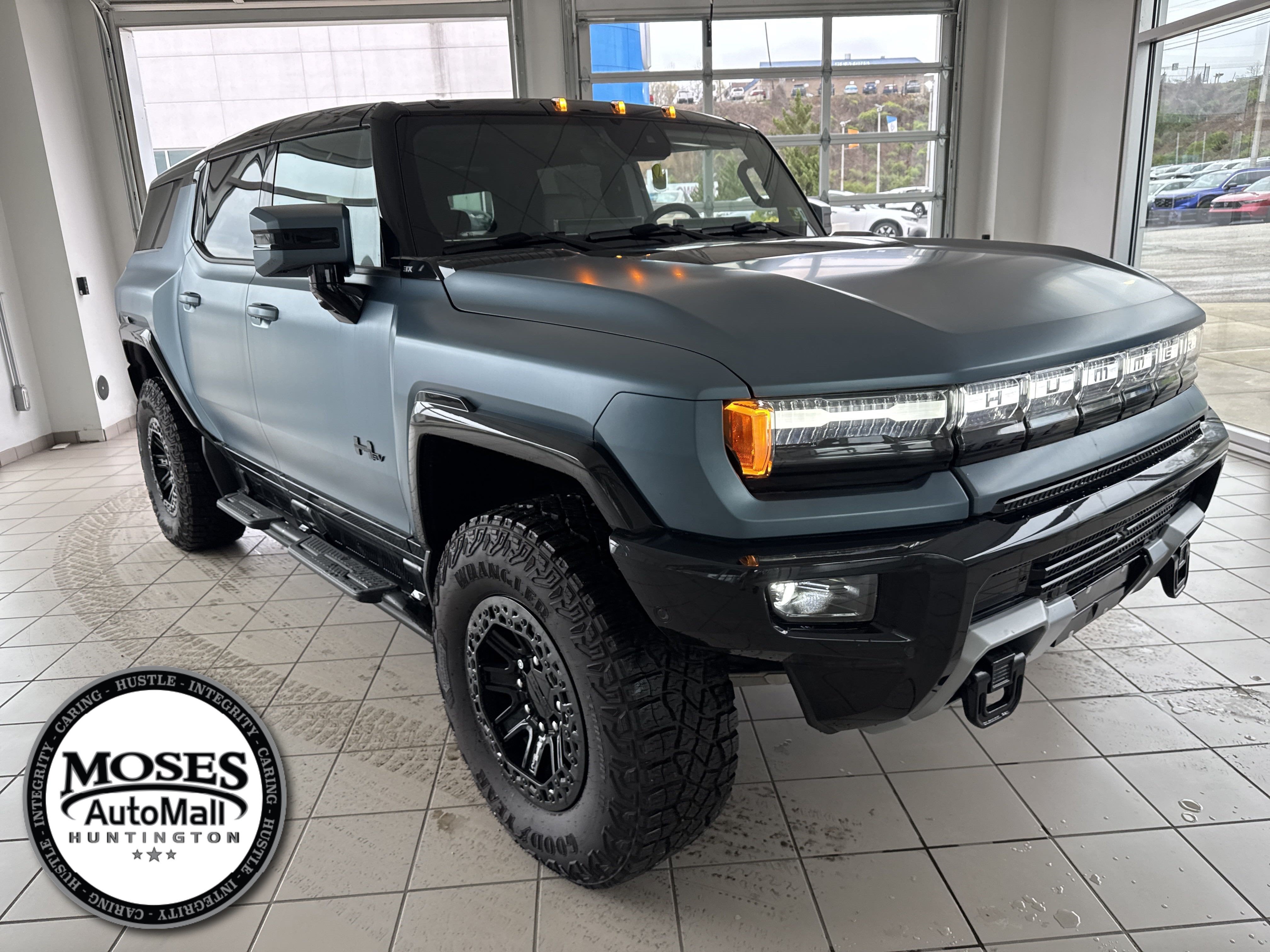 2024 GMC HUMMER EV SUV 3X Omega Limited Edition in Neptune Blue Matte at Moses AutoMall of Huntington